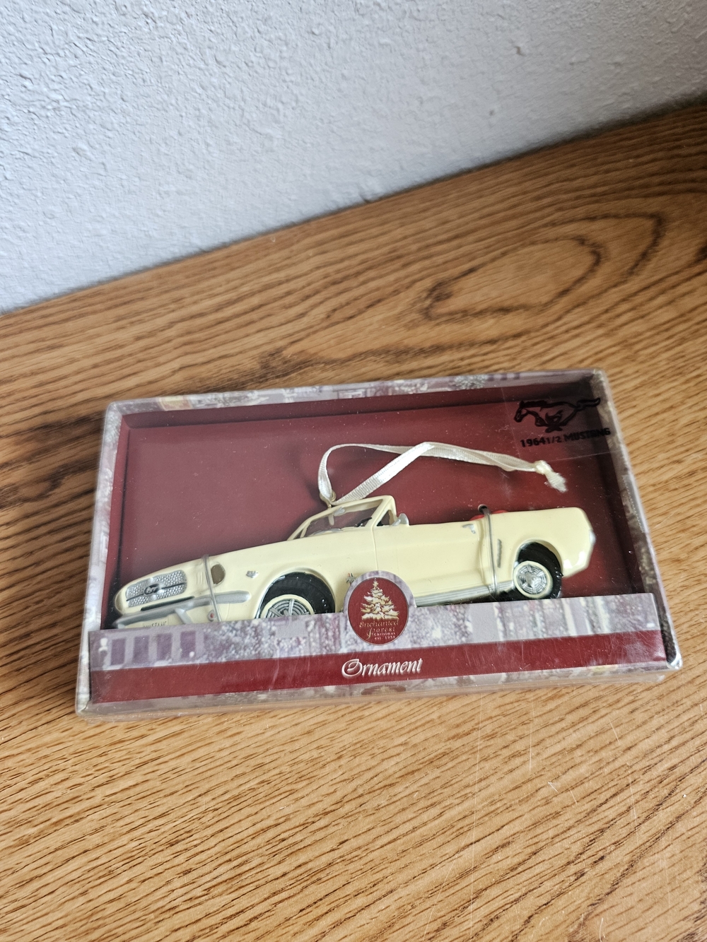Mustang 1964 1/2 Christmas Tree Ornament NEW